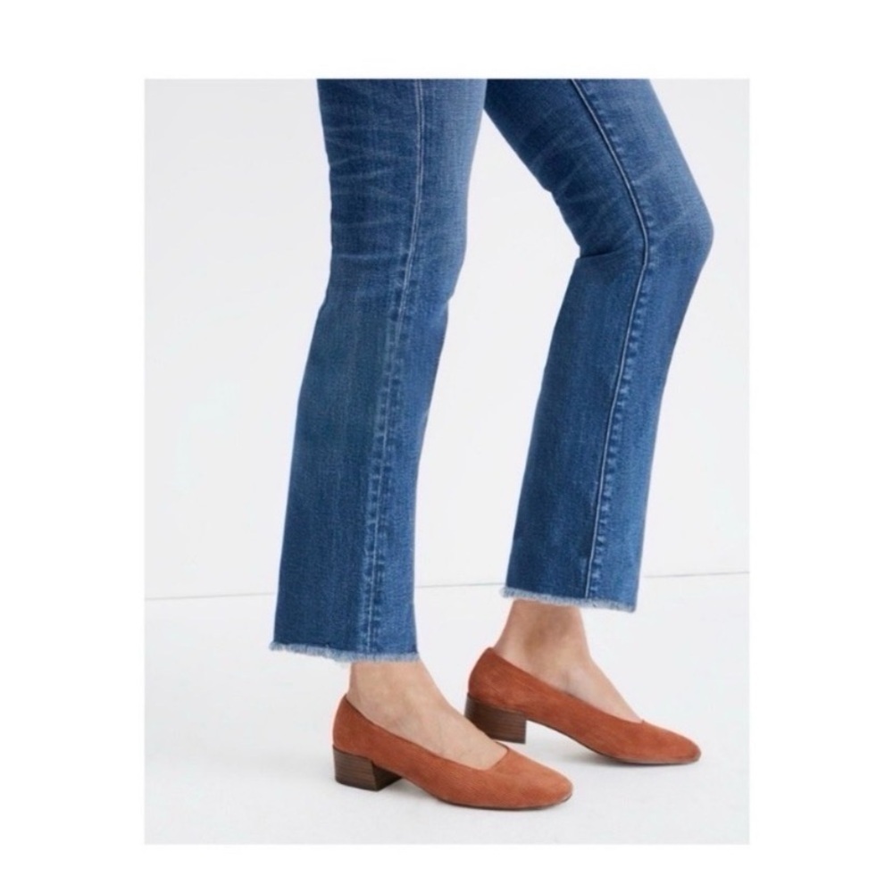 MADEWELL Fringe Flare Crop Jeans - Picture 3 of 10